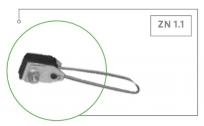Uchwyt odciągowy przyłącza ZN 1.1