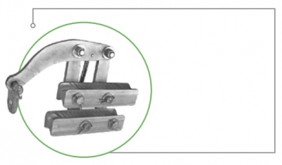 Żabka do naciągania przewodów izolowanych