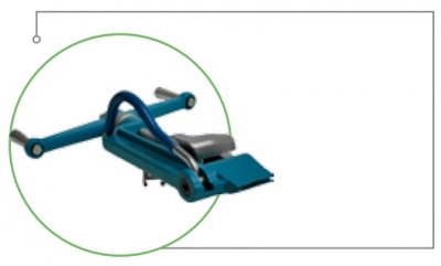 Narzędzie do montażu taśmy stalowej